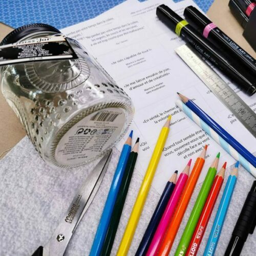 Glücksglas Material